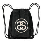 Stussy SS Link String Bag Black Duffle Bags 134124 / 0001 | Overkill