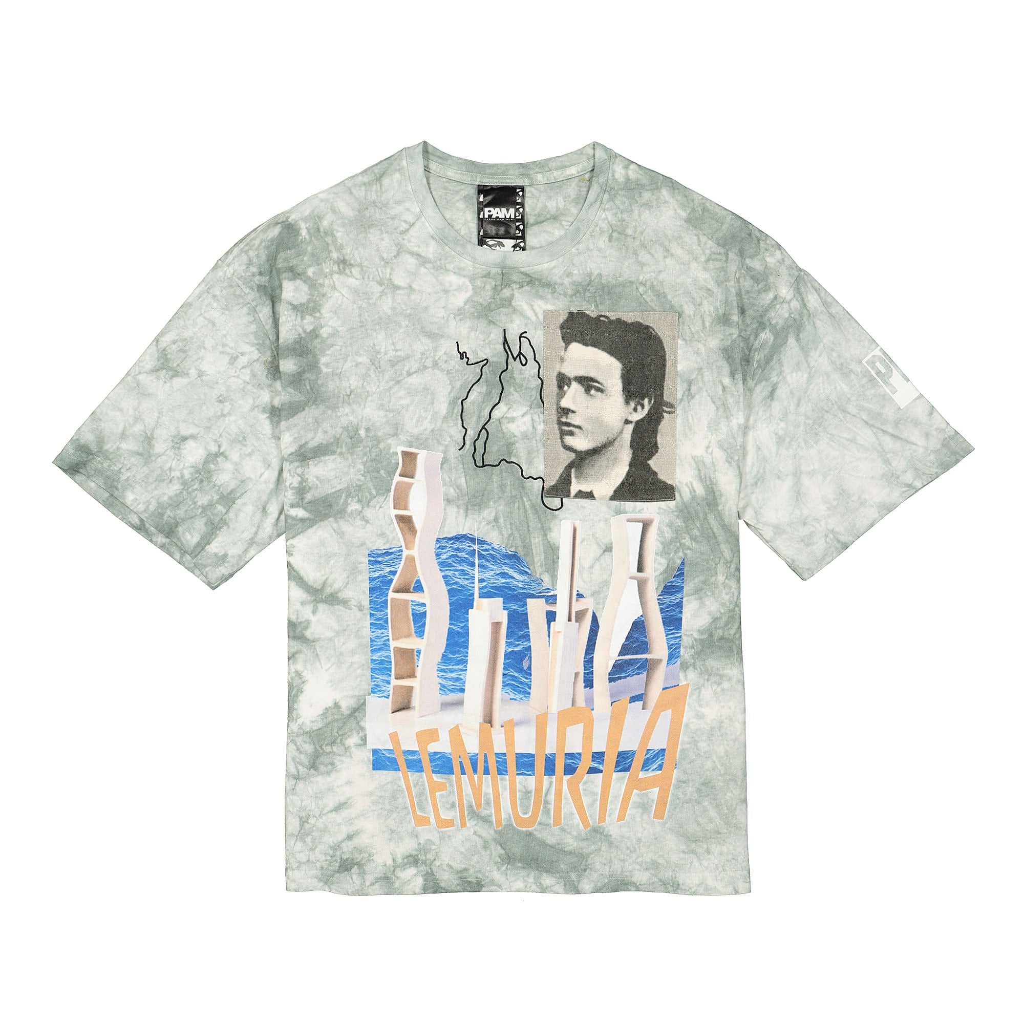 Perks And Mini PAM Future Plans Oversized SS Tee Tie Dye Blue T-Shirts 1347-TDB | Overkill