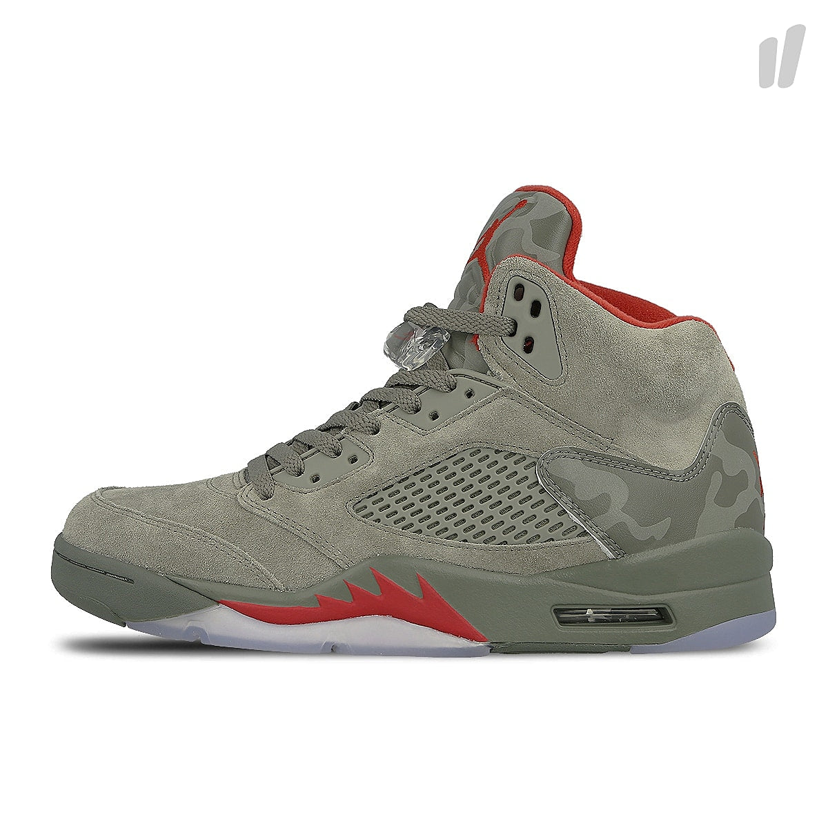 Jordan Air Jordan 5 Retro Dark Stucco-University Red - River Rock High Top Sneakers 136027 051 | Overkill
