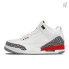Jordan Air Jordan 3 Retro "Katrina" White / Fire Red - Cement Grey - Black Mid Top Sneakers 136064 116 | Overkill