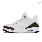 Jordan Air Jordan 3 Retro White / Dark Mocha - Chrome Mid Top Sneakers 136064 122 | Overkill