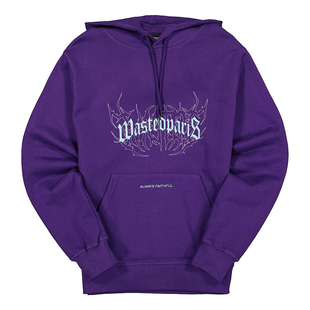 Wasted Paris Shadow Bridge Hoodie Deep Purple Hoodies 138139 | Overkill