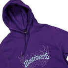 Wasted Paris Shadow Bridge Hoodie Deep Purple Hoodies Close-up | Overkill