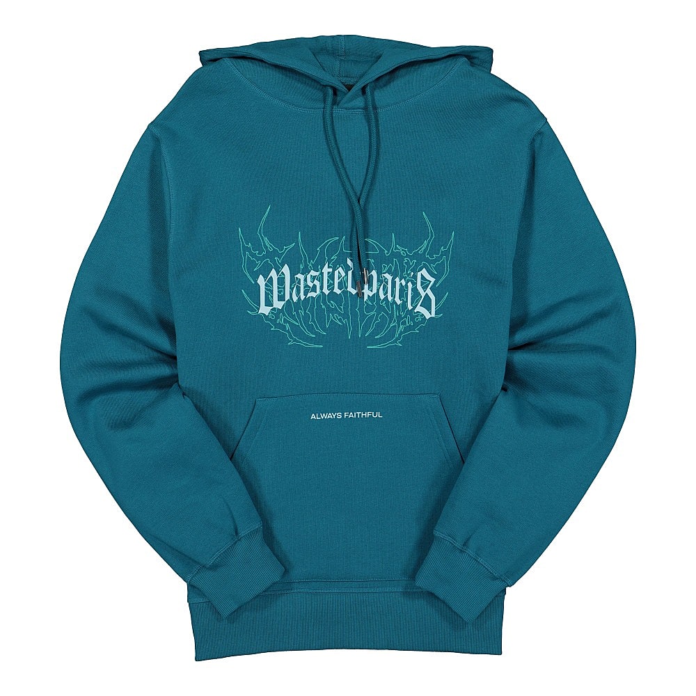 Wasted Paris Shadow Bridge Hoodie Everglade Green Hoodies 138140 | Overkill