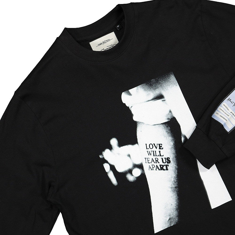 Wasted Paris Kevin Cummins x Wasted Paris Joy Longsleeve Black Longsleeves Close-up | Overkill