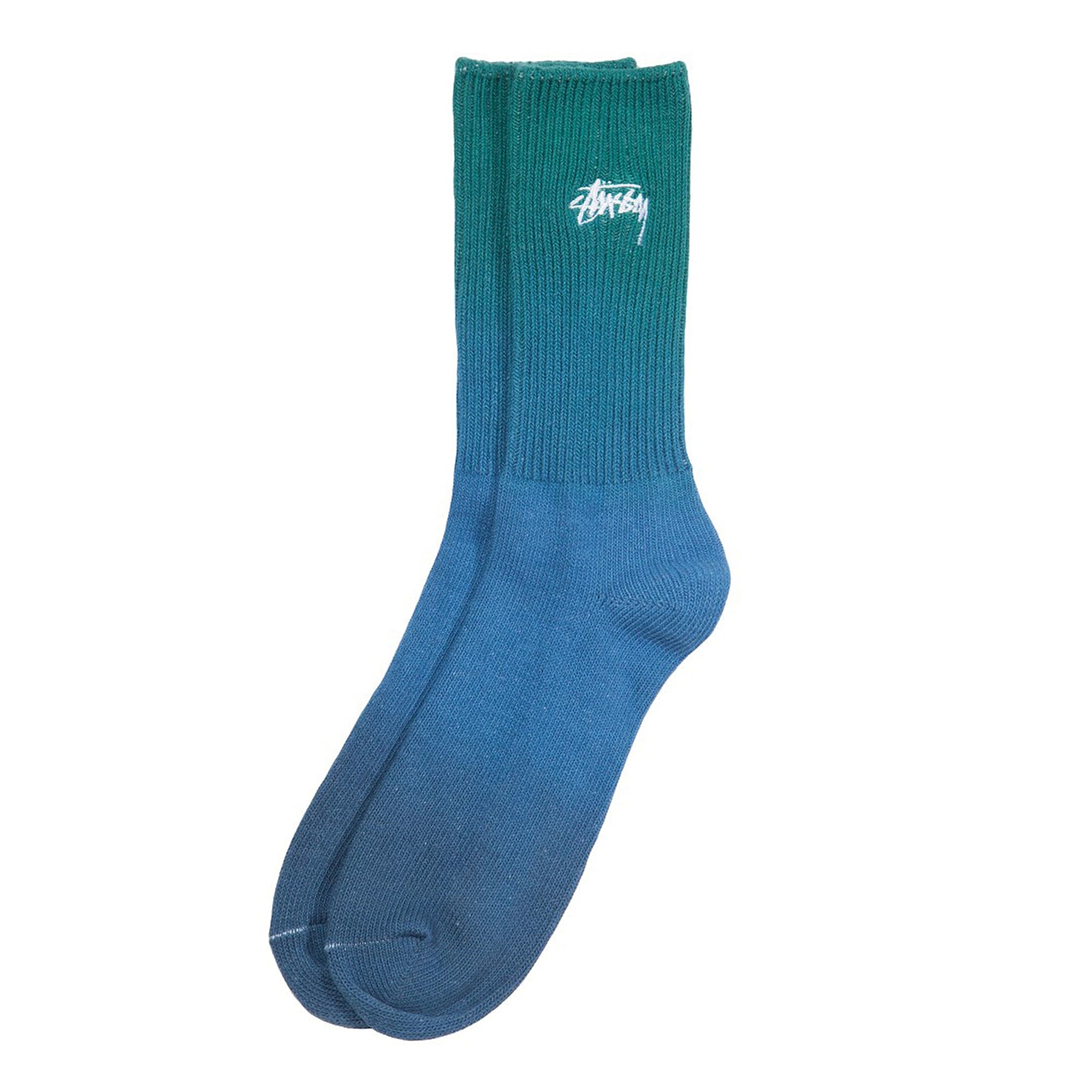 Stussy Dip Dye Marl Socks Green Socks 138652 / 0401 | Overkill
