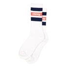 Stussy Stripe Crew Socks White / Navy Socks 138655 / 1418 | Overkill