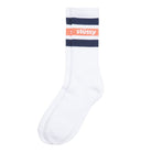 Stussy Stripe Crew Socks White / Orange Socks 138655 / 1802 | Overkill