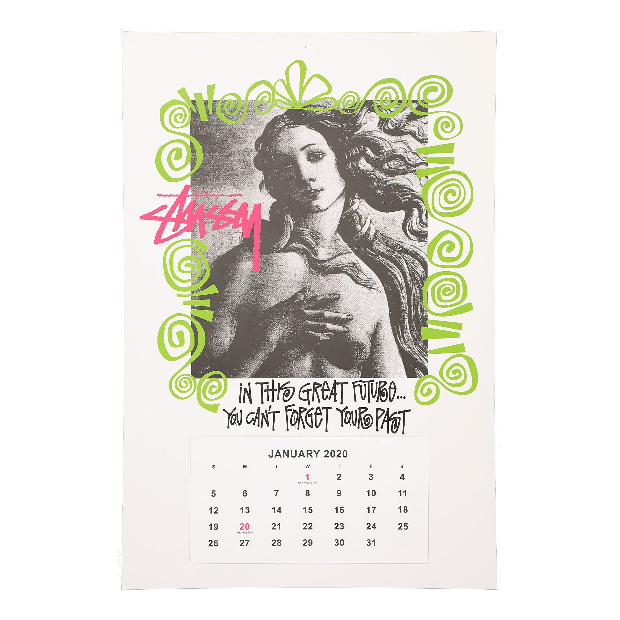Stussy 2020 Calendar White Other Prints 138673 / 1201 | Overkill