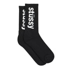 Stussy Helvetica Jacquard Crew Socks Black Socks Material | Overkill