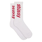 Stussy Helvetica Jacquard Crew Socks Hot Pink Socks Material | Overkill