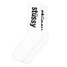 Stussy Helvetica Jacquard Crew Socks White Socks 138742 / 1201 | Overkill