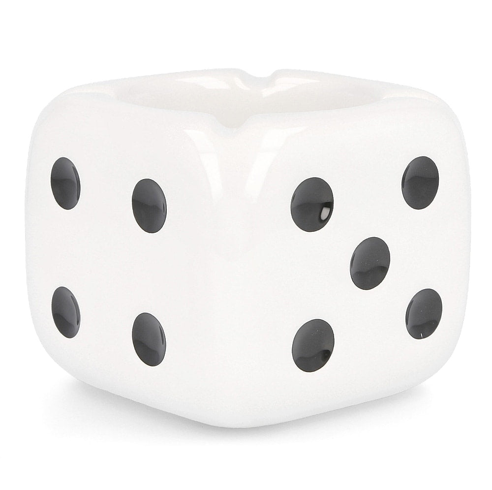 Stussy Ceramic Dice Ashtray White Trays Close-up | Overkill