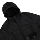 C.P. Company Dynatec Hood Jacket Black Jackets Close-up | Overkill