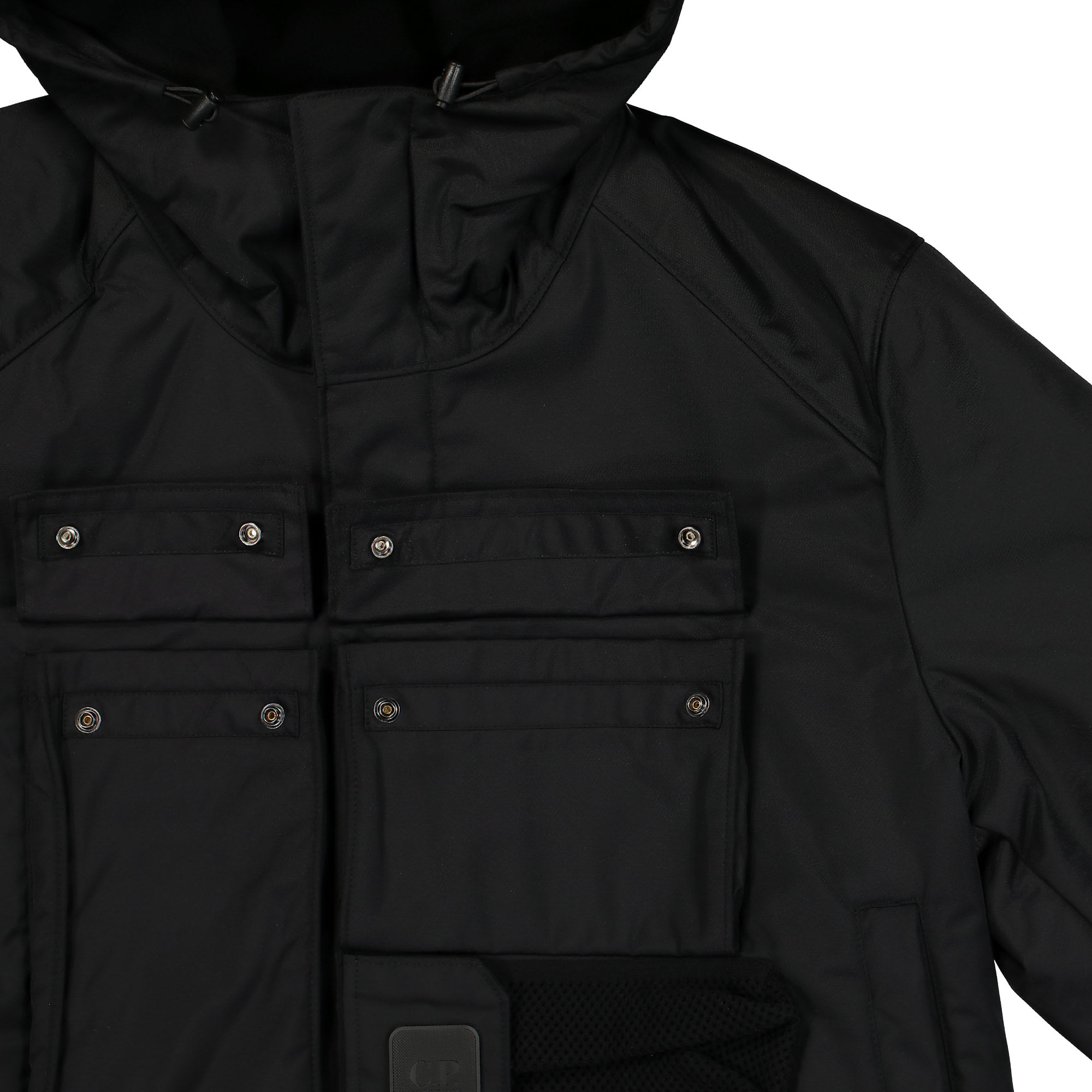 C.P. Company Dynatec Hood Jacket Black Jackets Detail view 3 | Overkill