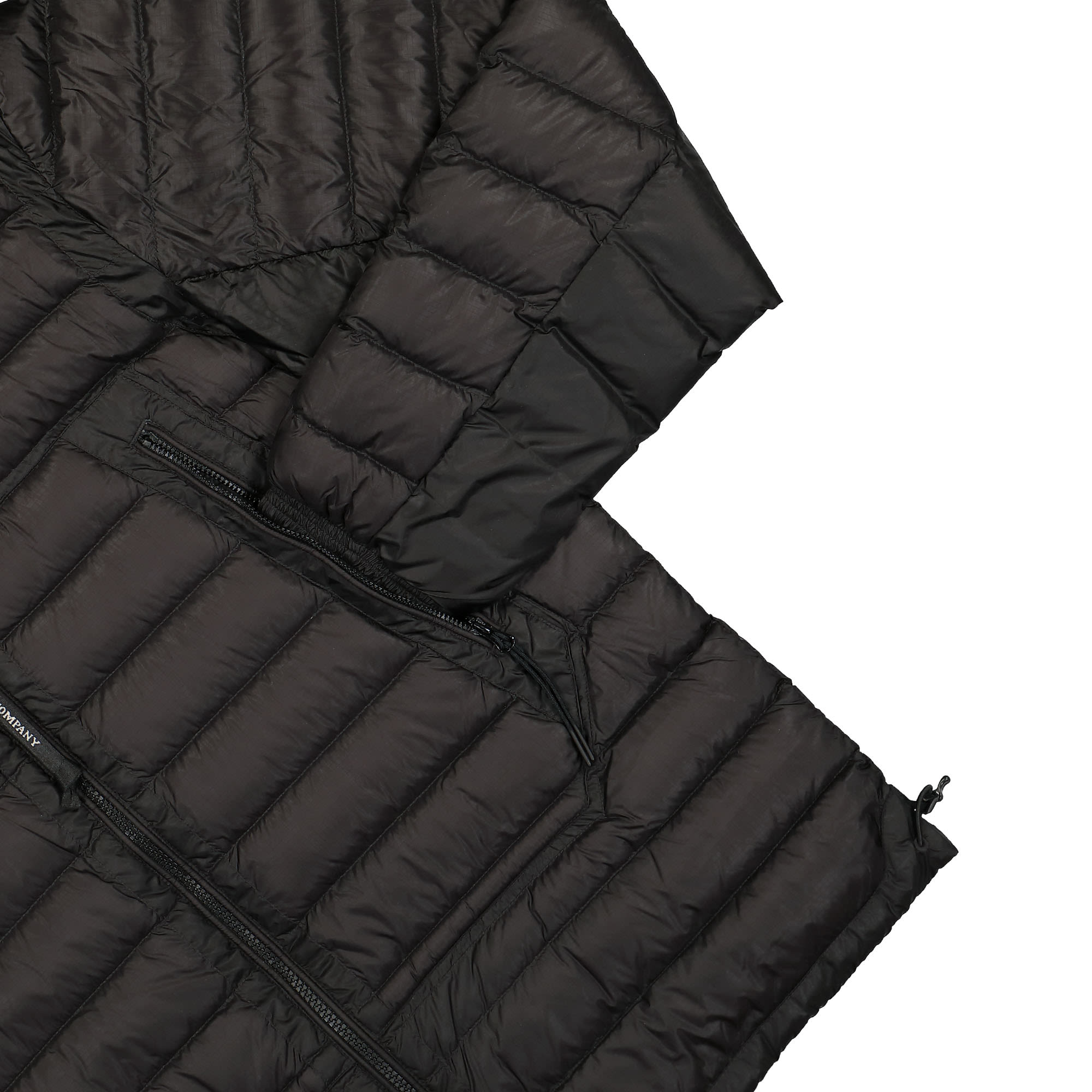 C.P. Company DD Shell Outerwear Medium Jacket Black Puffer Jackets Detail view 1 | Overkill