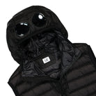 C.P. Company DD Shell Outerwear Vest Black Vests Close-up | Overkill