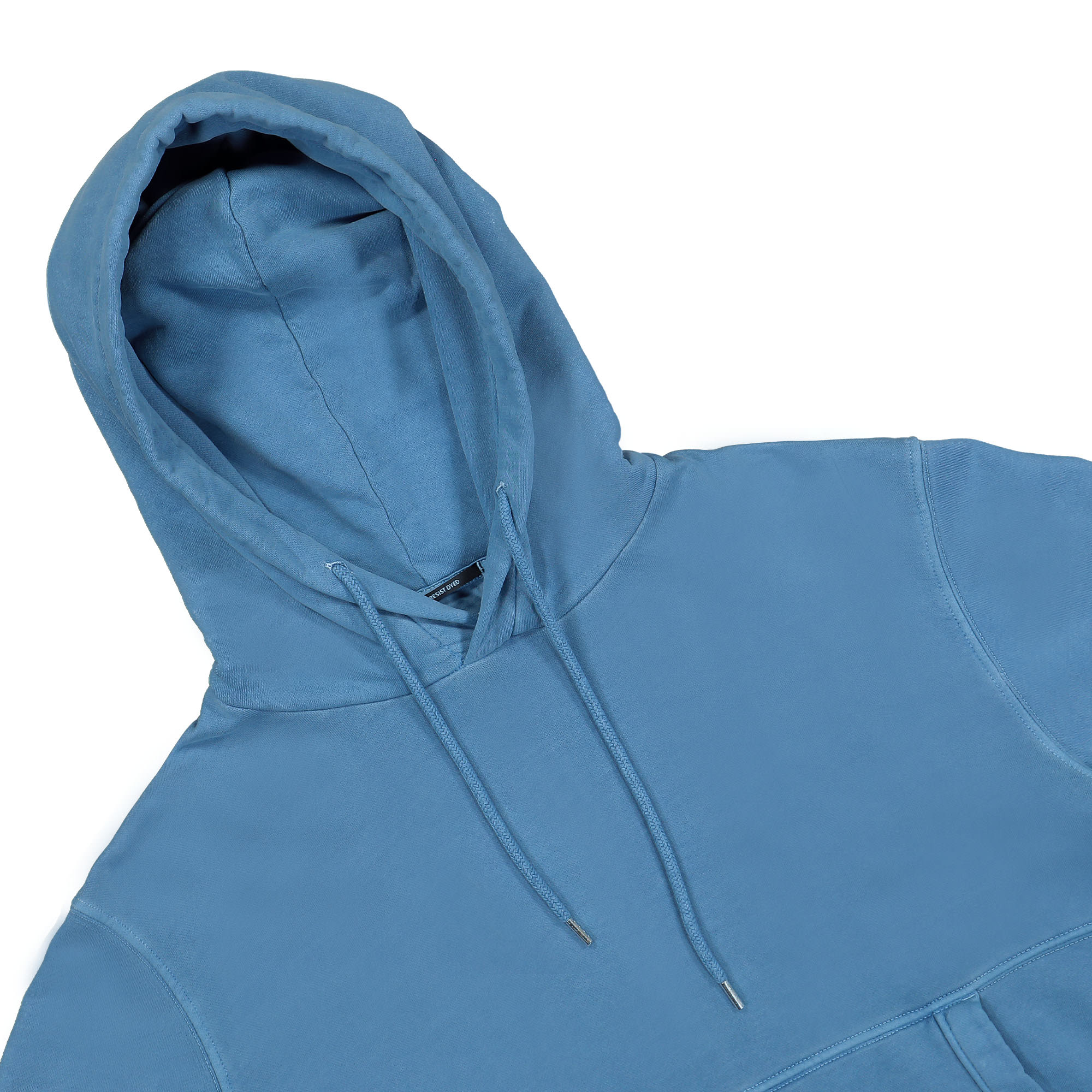 C.P. Company Brushed and Emerized Diagonal Fleese Hoodie Infinity Hoodies Close-up | Overkill