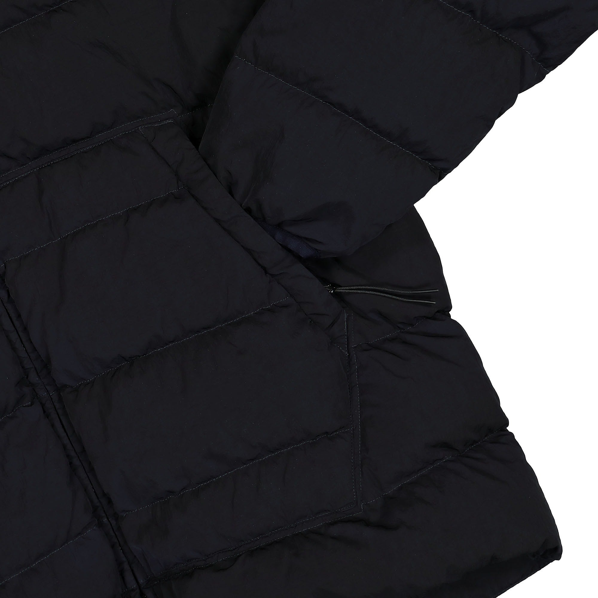 C.P. Company ECO Chrome R Hooded Down Jacket Total Eclipse Jackets Detailfoto | Overkill
