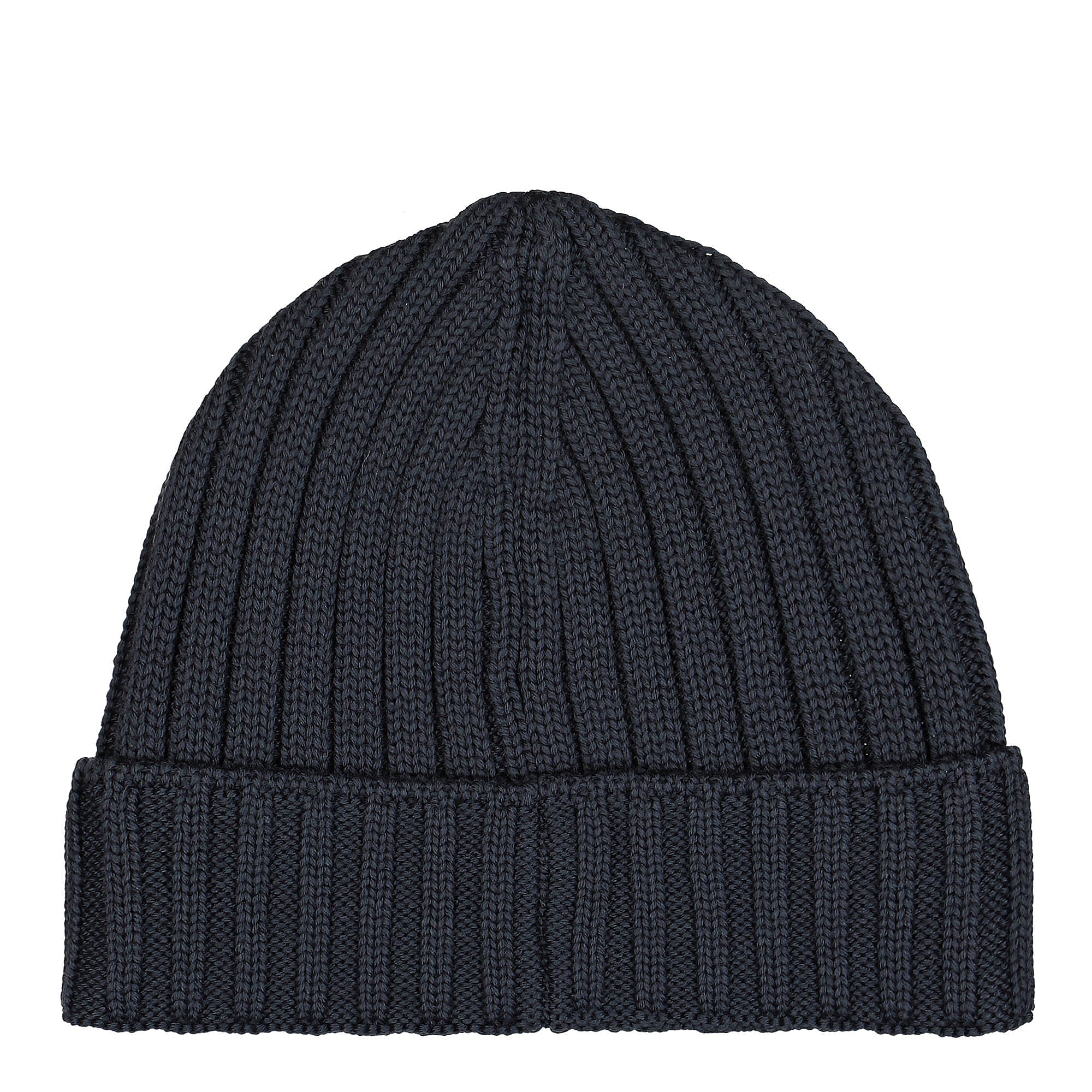C.P. Company Extra Fine Merino Wool Logo Beanie Dark Fog Grey Beanies  Material | Overkill