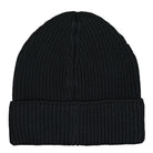 C.P. Company Extra Fine Merino Wool Logo Beanie Black Beanies  Material | Overkill