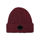 C.P. Company Extra Fine Merino Wool Logo Beanie Port Royal Beanies 13CMAC272A-005509A 589 | Overkill