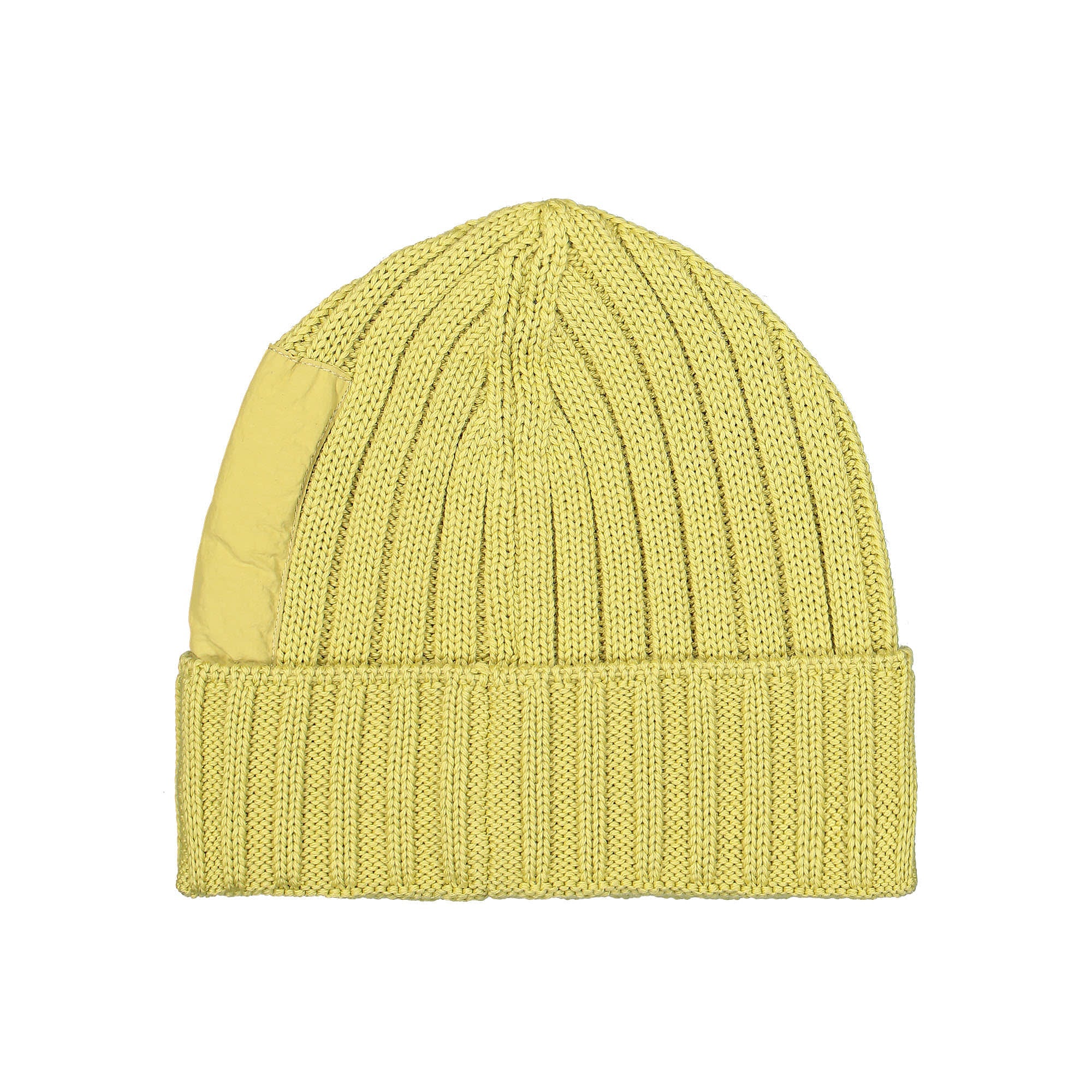 C.P. Company Extra Fine Merino Wool Logo Beanie Golden Palm Beanies  Material | Overkill