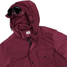 C.P. Company Chrome-R Goggle Jacket Port Royal Windbreaker Close-up | Overkill
