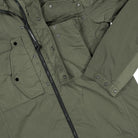 C.P. Company Chrome-R Goggle Jacket Thyme Windbreaker Detail view 1 | Overkill