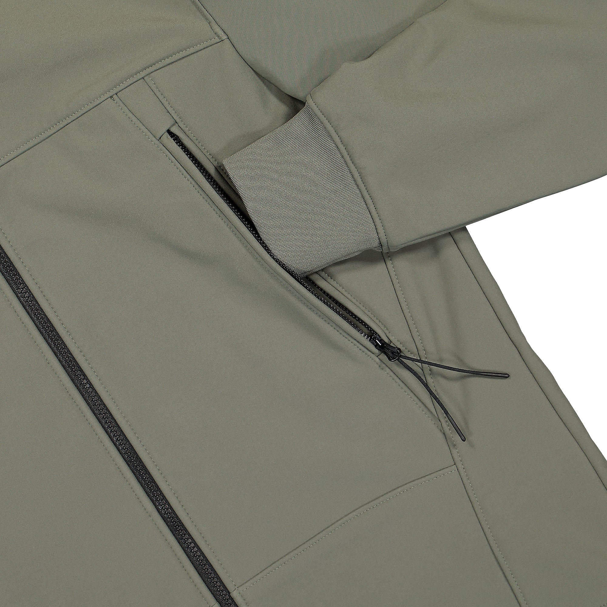 C.P. Company Shell-R Goggle Jacket Thyme Jackets Detailfoto | Overkill