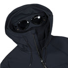 C.P. Company Shell-R Goggle Jacket Total Eclipse Jackets Close-up | Overkill