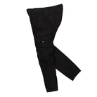 C.P. Company Stretch Sateen Cargo Pants Black Cargo Pants Close-up | Overkill