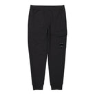 C.P. Company Diagonal Raised Fleece Track Pants Black Sweat & Track Pants 13CMSP017A-005086W 999 | Overkill