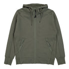 C.P. Company Diagonal Raised Fleece Goggle Hoodie Thyme Hoodies 13CMSS082A-005086W 669 | Overkill
