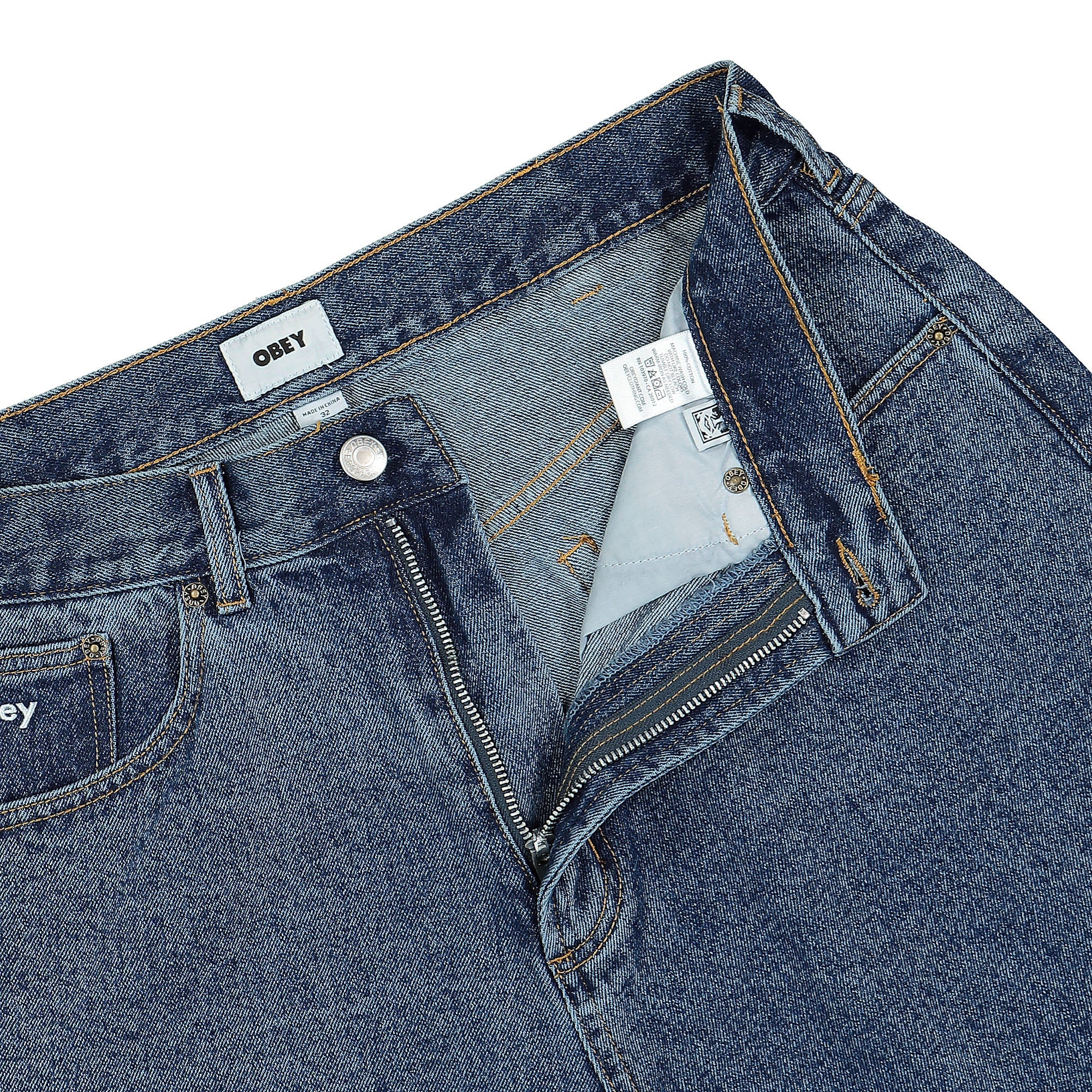 Obey Bigwig Baggy Denim Pant 142010087-STN | OVERKILL