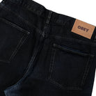 Carhartt WIP Classic Baggy Spray Denim Indigo Spray Jeans 142010113-IDS Detail View 2 | Overkill
