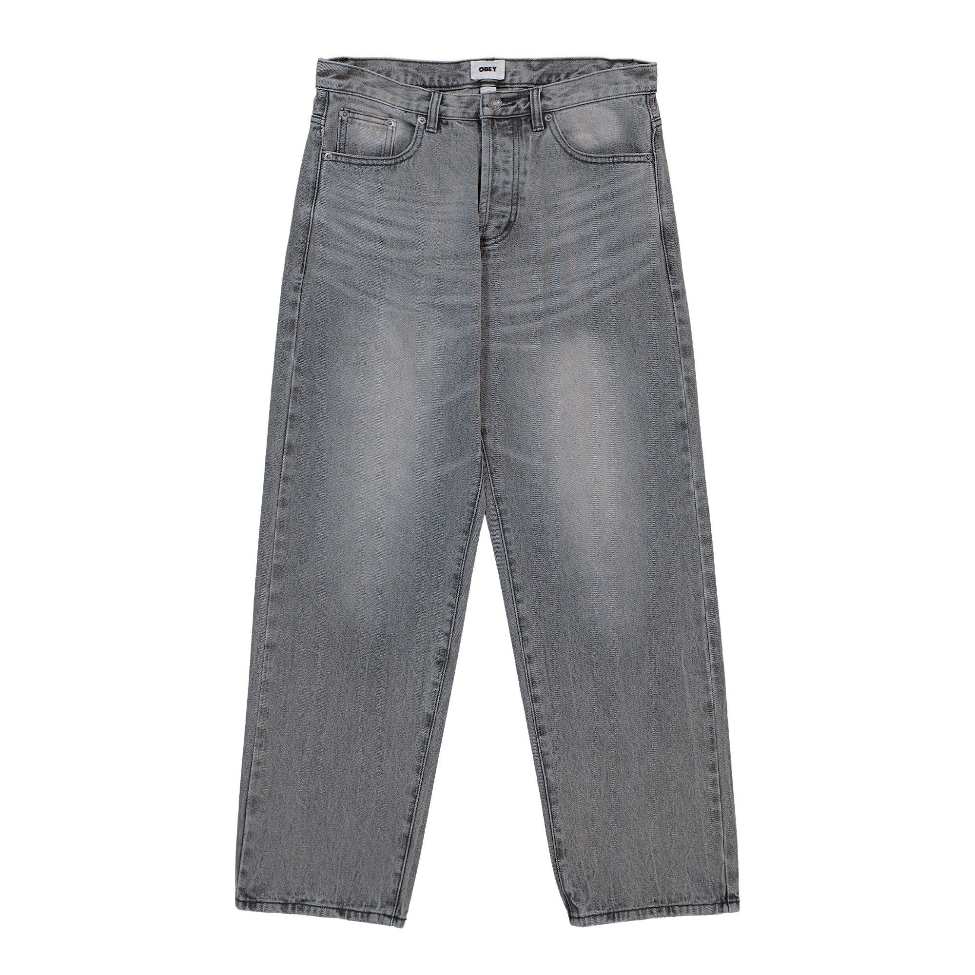 Obey Boxcar Straight Leg Denim Archive Grey Jeans 142010119-ARG | Overkill
