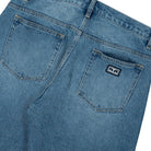 Obey Boxcar Straight Leg Denim Heavy Vintage Indigo Jeans 142010119 Detail View 2 | Overkill
