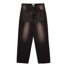 Obey Studded Boxcar Straight Leg DM Black Rust Wash Jeans 142010121-BRU | Overkill
