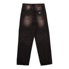 Obey Studded Boxcar Straight Leg DM Black Rust Wash Jeans 142010121-BRU Close-up | Overkill
