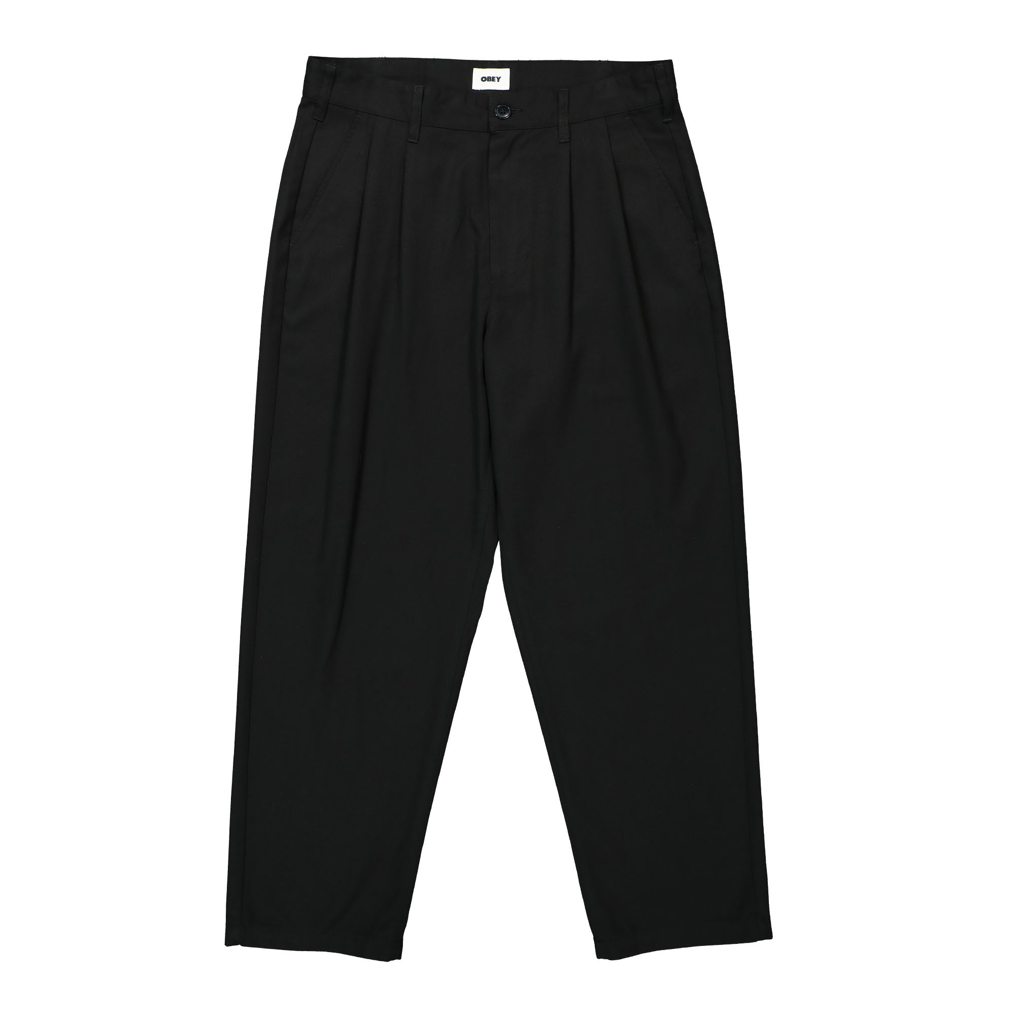 Obey Fubar Pleated Pant Black Sweat & Track Pants 142020201 / Black | Overkill