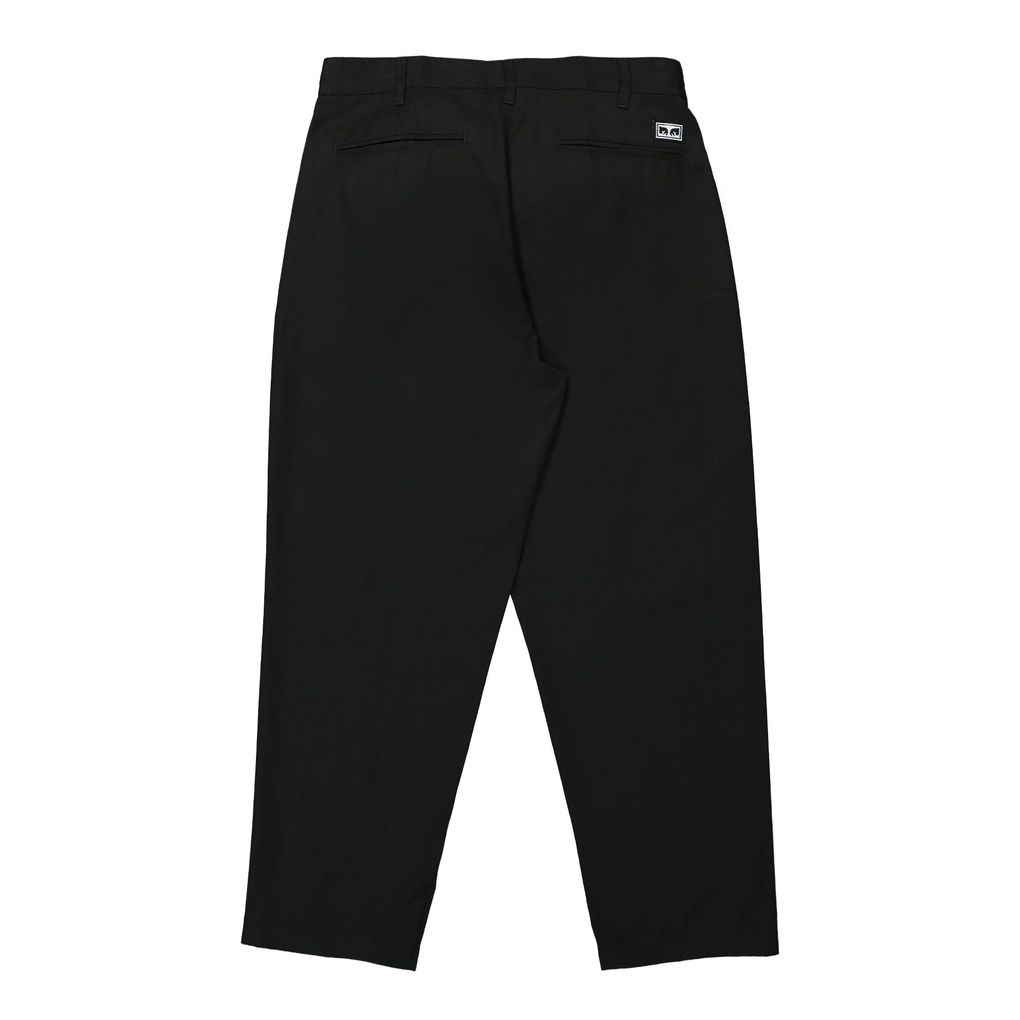 Obey Fubar Pleated Pant Black Sweat & Track Pants Material | Overkill