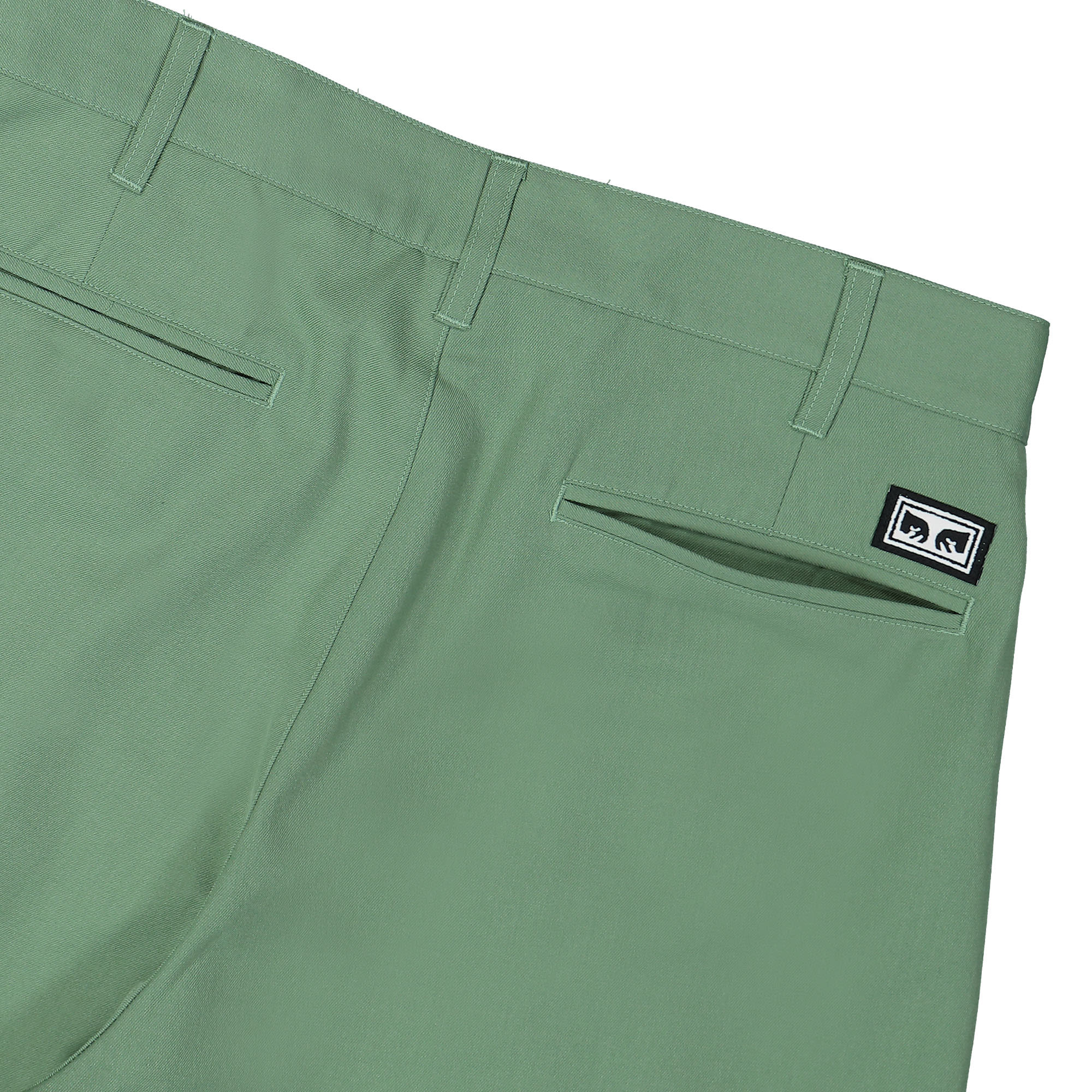 Obey Fubar Pleated Pant Jade Casual Pants Detail view 2 | Overkill