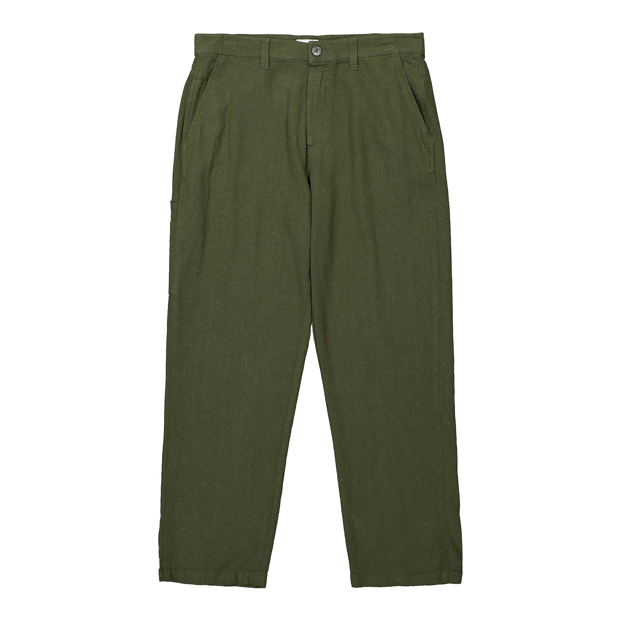 Obey Hardwork Linen Carpenter Pant Recon Army Casual Pants 142020233-RMY | Overkill