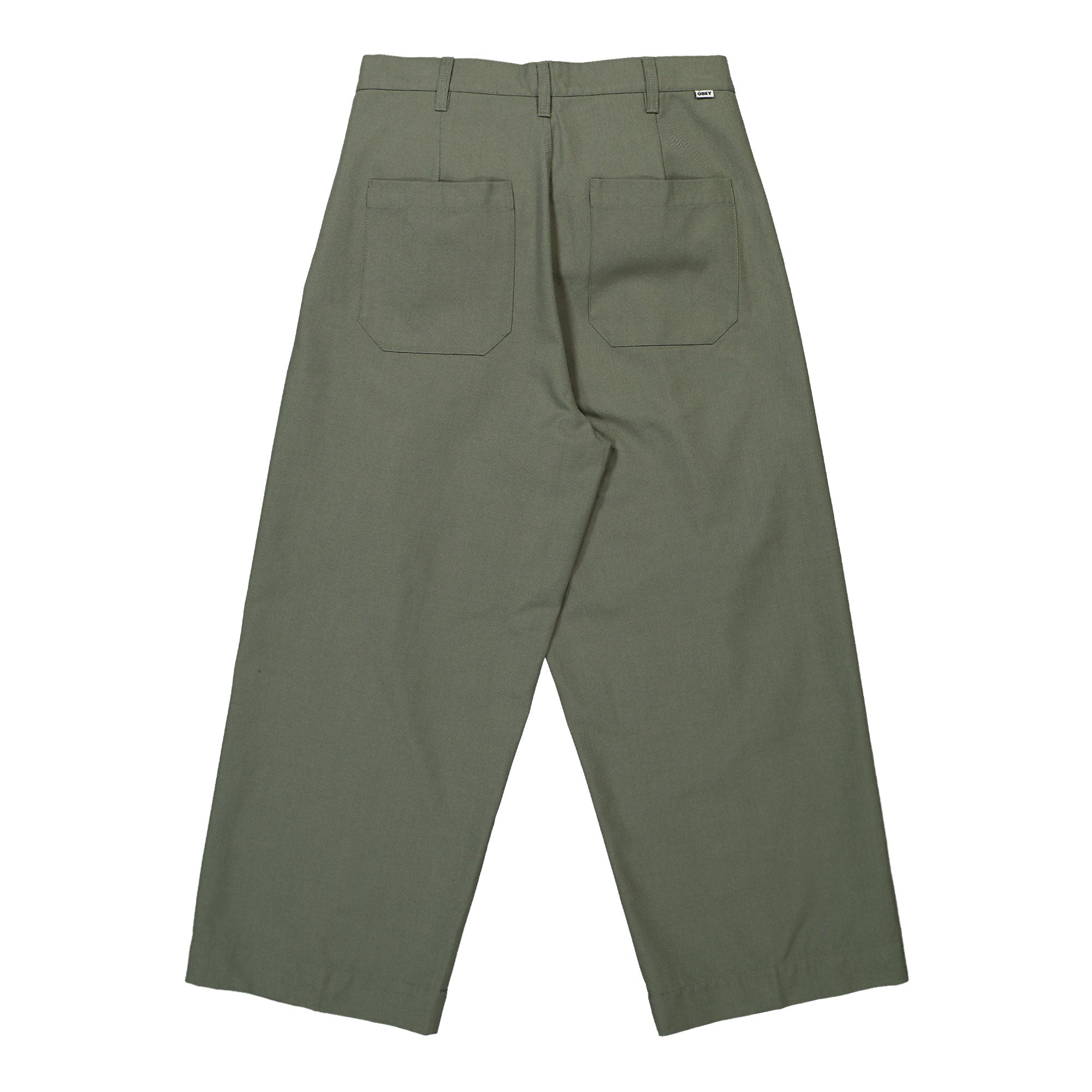 Obey Oliver Pleated Pant Tea Leaf Casual Pants Material | Overkill