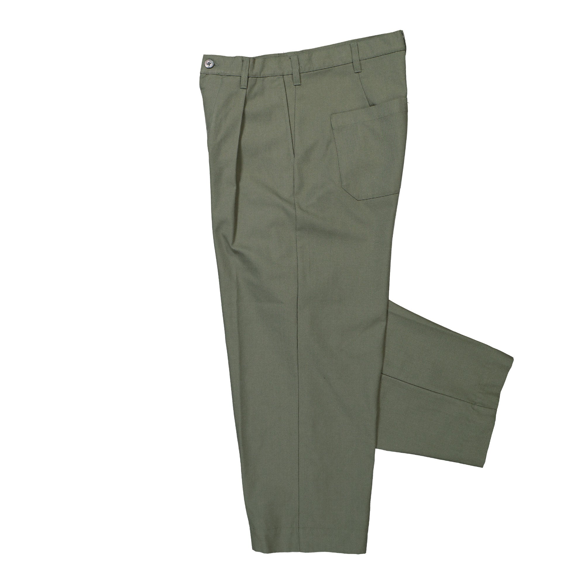 Obey Oliver Pleated Pant Tea Leaf Casual Pants Detail view 1 | Overkill