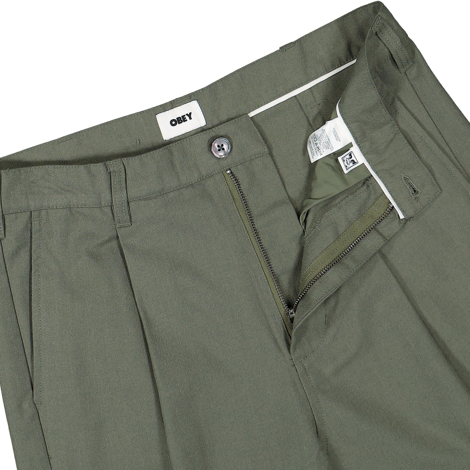 Obey Oliver Pleated Pant 142020243-TLF | OVERKILL