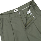 Obey Oliver Pleated Pant Tea Leaf Casual Pants Detail view 2 | Overkill