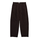 Obey Dean Stripe Pleated Pant Carbon Pinstripe Pants 142020262-CBP | Overkill
