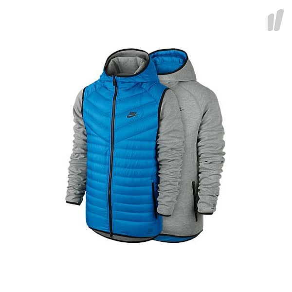 Nike Aeroloft Tech Fleece Windrunner Dark Grey Heather / Reflect Black Windbreaker 614665 063 | Overkill